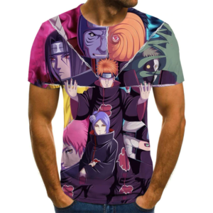 CAMISA 3D TIME AKATSUKI