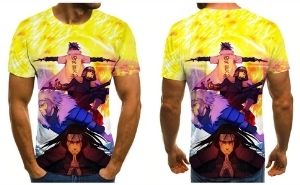 CAMISA 3D QUATRO HOKAGE